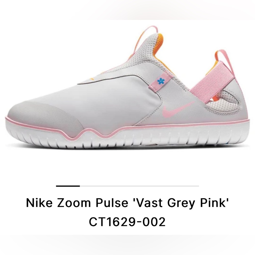 New Zoom Pulse Pink And Gray